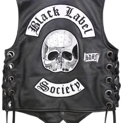 Black Label Society Vest with Patches