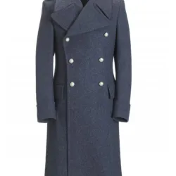 Men's Air Force Grey Wool Great Coat