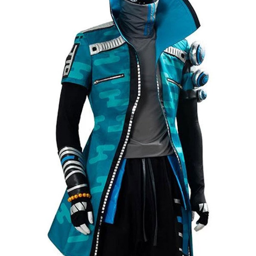 Blue League Of Legends True Damage Yasuo Coat - Films Jackets