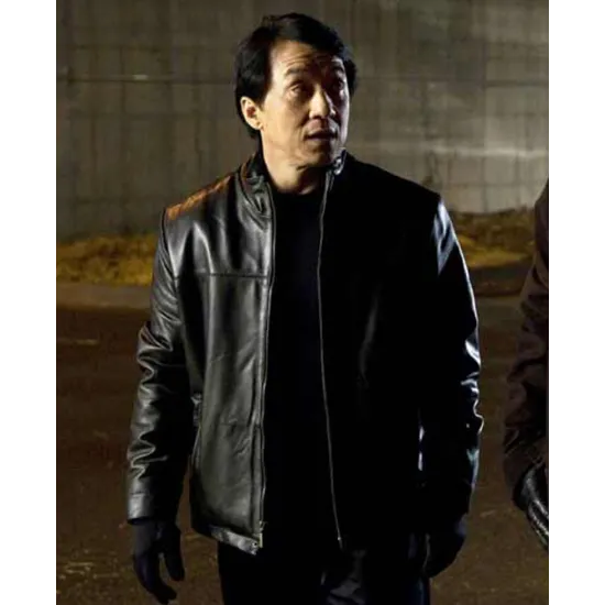 Jackie Chan The Spy Next Door Bob Ho Leather Jacket