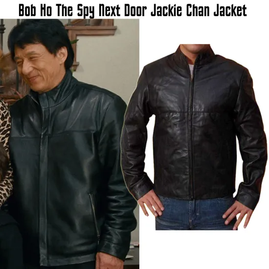 Jackie Chan The Spy Next Door Bob Ho Leather Jacket