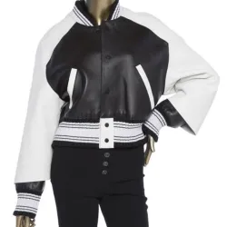 Diamond White The Bold and the Beautiful Bomber Jacket