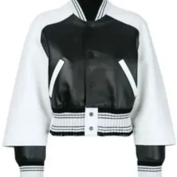 Diamond White The Bold and the Beautiful Bomber Jacket