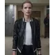 Willa Fitzgerald Dare Me Black Leather Jacket