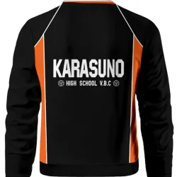 Haikyuu Black and Orange Jacket