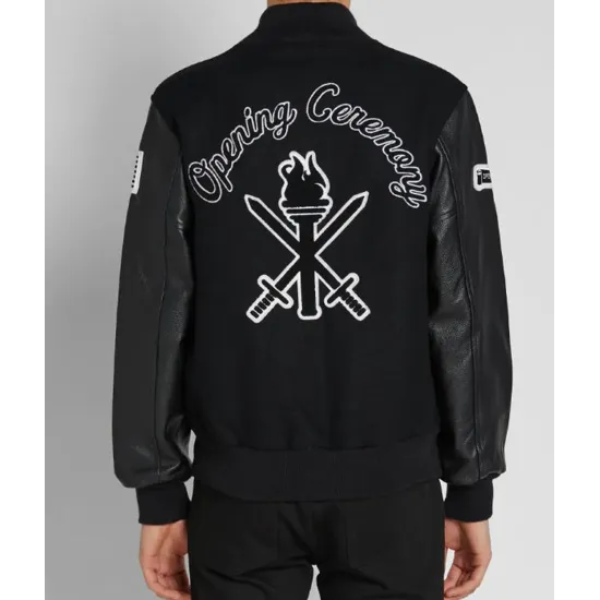 Opening Ceremony Varsity Black Jacket