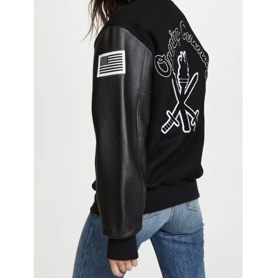 Opening Ceremony Varsity Black Jacket