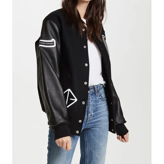 Opening Ceremony Varsity Black Jacket