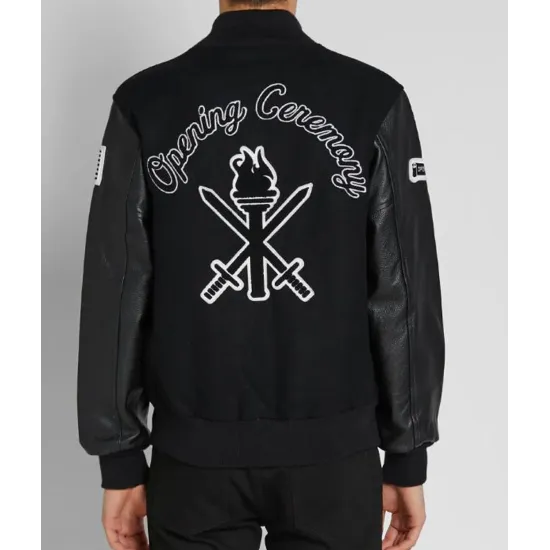 Opening Ceremony Varsity Black Jacket