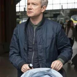 Breeders Martin Freeman Blue Jacket