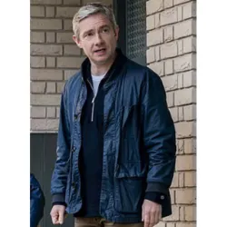 Breeders Martin Freeman Blue Jacket