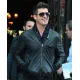 Robin Thicke Bomber Black Leather Jacket