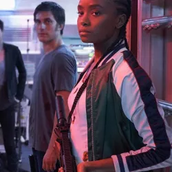 The Old Guard Kiki Layne Satin Jacket