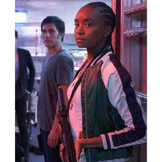 The Old Guard Kiki Layne Satin Jacket