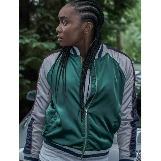 The Old Guard Kiki Layne Satin Jacket