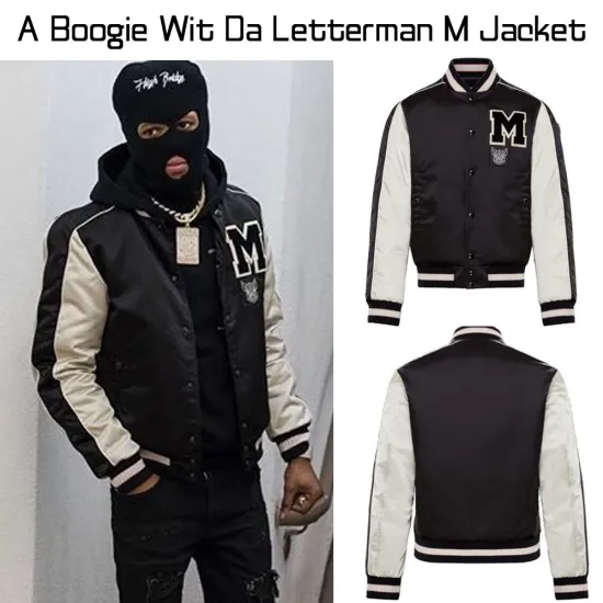 A Boogie Wit Da Hoodie Letterman M Jacket