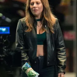 A Star is Born Sally Cummings Leather Jacket