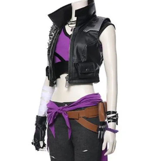 Amara Borderlands 3 Black Leather Vest