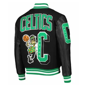 Boston Celtics Mash Up Finals Varsity Jacket