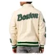 Boston Limited Edition Leather Varsity Jacket