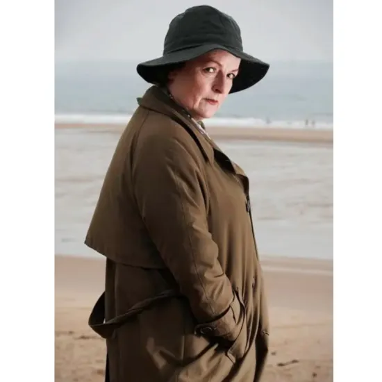 Brenda Blethyn Vera Double Breasted Coat