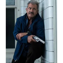 Dragged Across Concrete Mel Gibson Blue Jacket