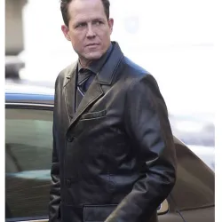 Dean Winters Brooklyn Nine Nine Leather Coat