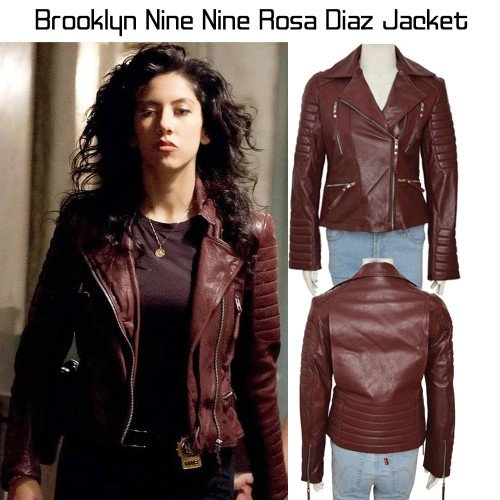 Brooklyn Nine Nine TV Series Rosa Diaz Leather Jacket - Films Jackets