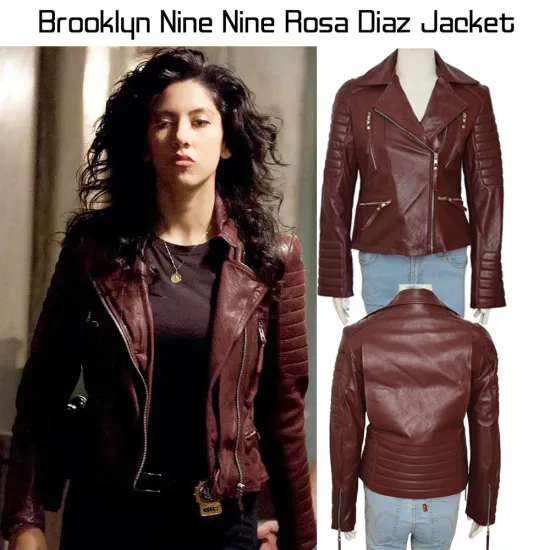 Brooklyn Nine Nine Stephanie Beatriz Maroon Jacket