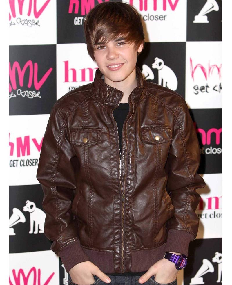 Justin Bieber Snake Leather Jacket