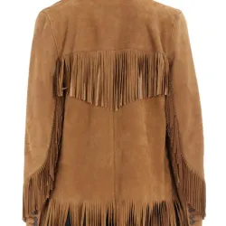 Kate Moss Fringe Suede Leather Jacket