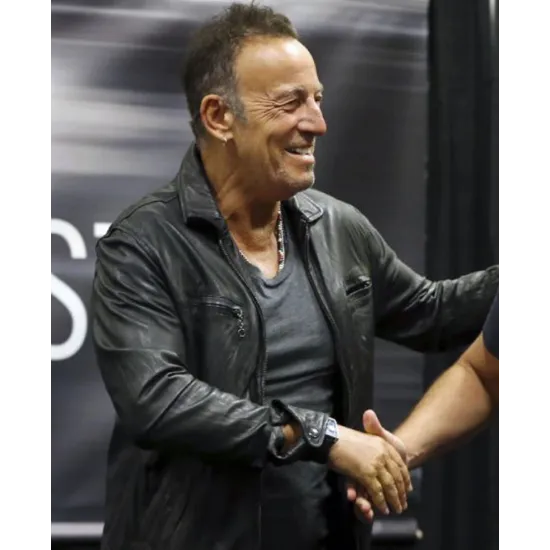 Barnes and Noble Bruce Springsteen Leather Jacket