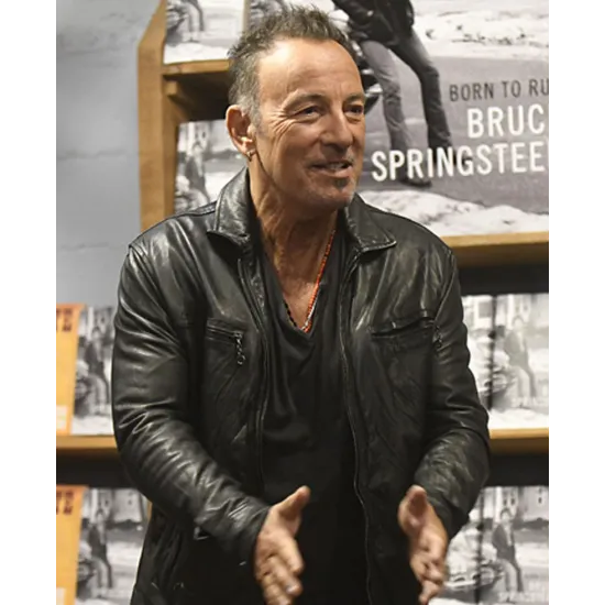 Barnes and Noble Bruce Springsteen Leather Jacket