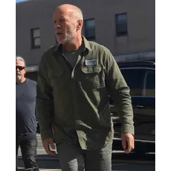 Bruce Willis Glass Green Jacket
