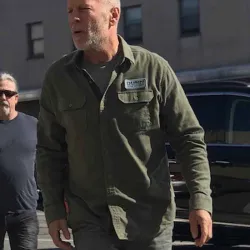 Bruce Willis Glass Green Jacket