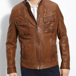 Bruce Willis Looper Joe Brown Leather Jacket