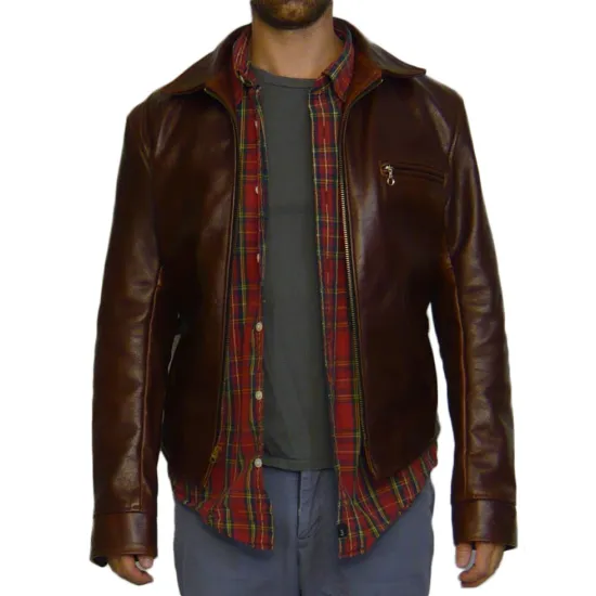 Bruce Willis Surrogates Leather Jacket