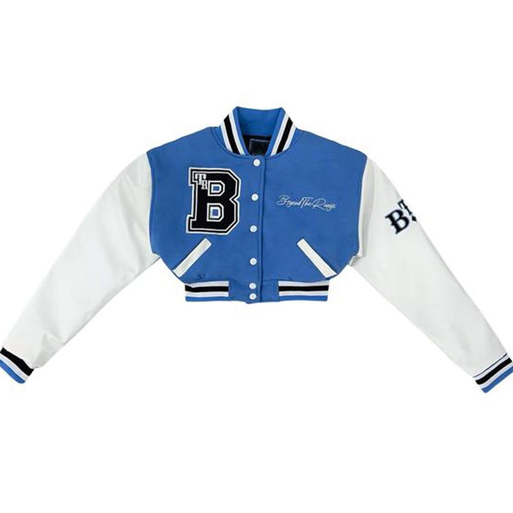 BTR Cropped Varsity Jacket - Films Jackets