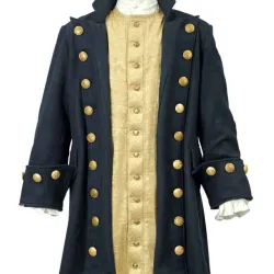 Men's Buccaneer Wool Blue Coat