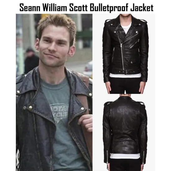 Seann William Scott Bulletproof Monk Motorcycle Leather Jacket