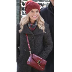 If I Only Had Christmas Candace Cameron Bure Double Breasted Coat