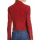 Fuller House Candace Cameron Bure Suede Red Jacket