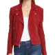 Fuller House Candace Cameron Bure Suede Red Jacket