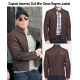 Captain America Civil War Movie Steve Rogers Brown Leather Jacket