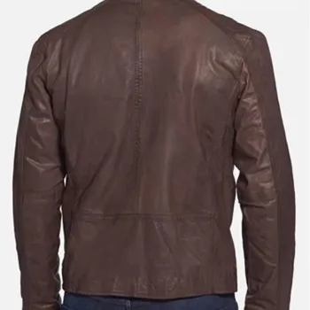 Captain America Civil War Movie Steve Rogers Brown Leather Jacket