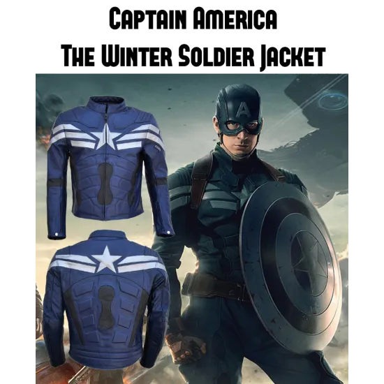 Chris Evans Captain America Winter Soldier Jacket
