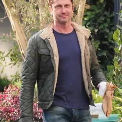 Joe Glass Hunter Killer Gerard Butler Quilted Jacket