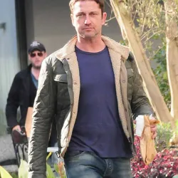 Joe Glass Hunter Killer Gerard Butler Quilted Jacket