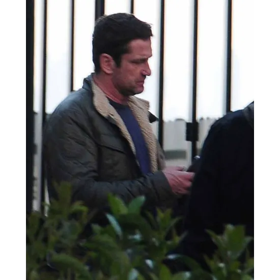 Joe Glass Hunter Killer Gerard Butler Quilted Jacket