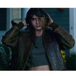 Paper Towns Cara Delevingne Bomber Leather Jacket